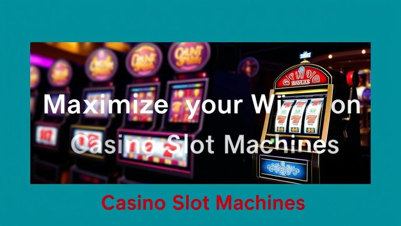 7 Ways to Maximize Your Wins on Casino Slot Machines